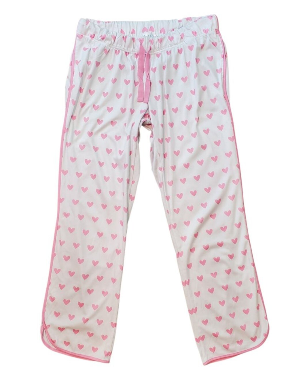 Women's Lake Heart Print Ultra Soft Pajama Pants - Small